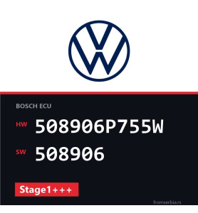 VW Transporter 508906P755W 508906 Stage1+++ tuning file