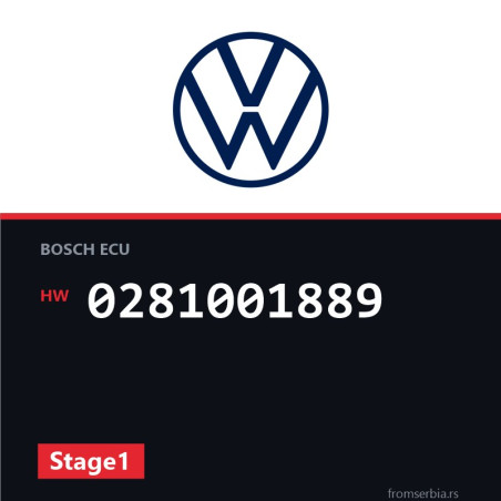 VW T4 0281001889 Stage1 tuning file