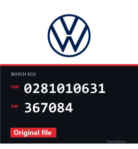 VW T4 0281010631 367084 original ECU file