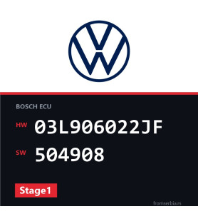 VW Transporter 03L906022JF 504908 Stage1 tuning file