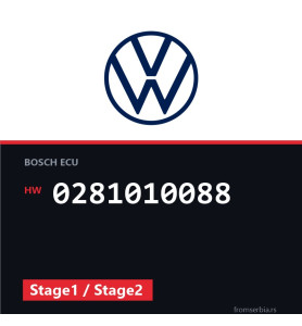 VW Transporter 0281010088 Stage1 / Stage2 tuning file