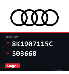 Audi A4 8K1907115C 503660 Stage1 tuning file