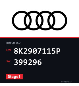 Audi A4 8K2907115P 399296 Stage1 tuning file