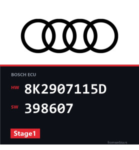 Audi A4 8K2907115D 398607 Stage1 tuning file