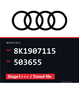 Audi A4 8K1907115 503655 Stage1+++ / Tuned file tuning file