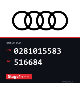 Audi A4 0281015583 516684 Stage1+++ tuning file