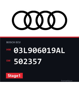 Audi A4 03L906019AL 502357 Stage1 tuning file