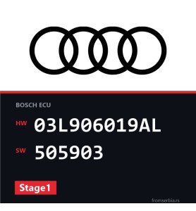 Audi A4 03L906019AL 505903 Stage1 tuning file