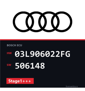 Audi A4 03L906022FG 506148 Stage1+++ tuning file