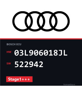 Audi A4 03L906018JL 522942 Stage1+++ tuning file