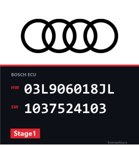 Audi A4 03L906018JL 1037524103 Stage1 tuning file